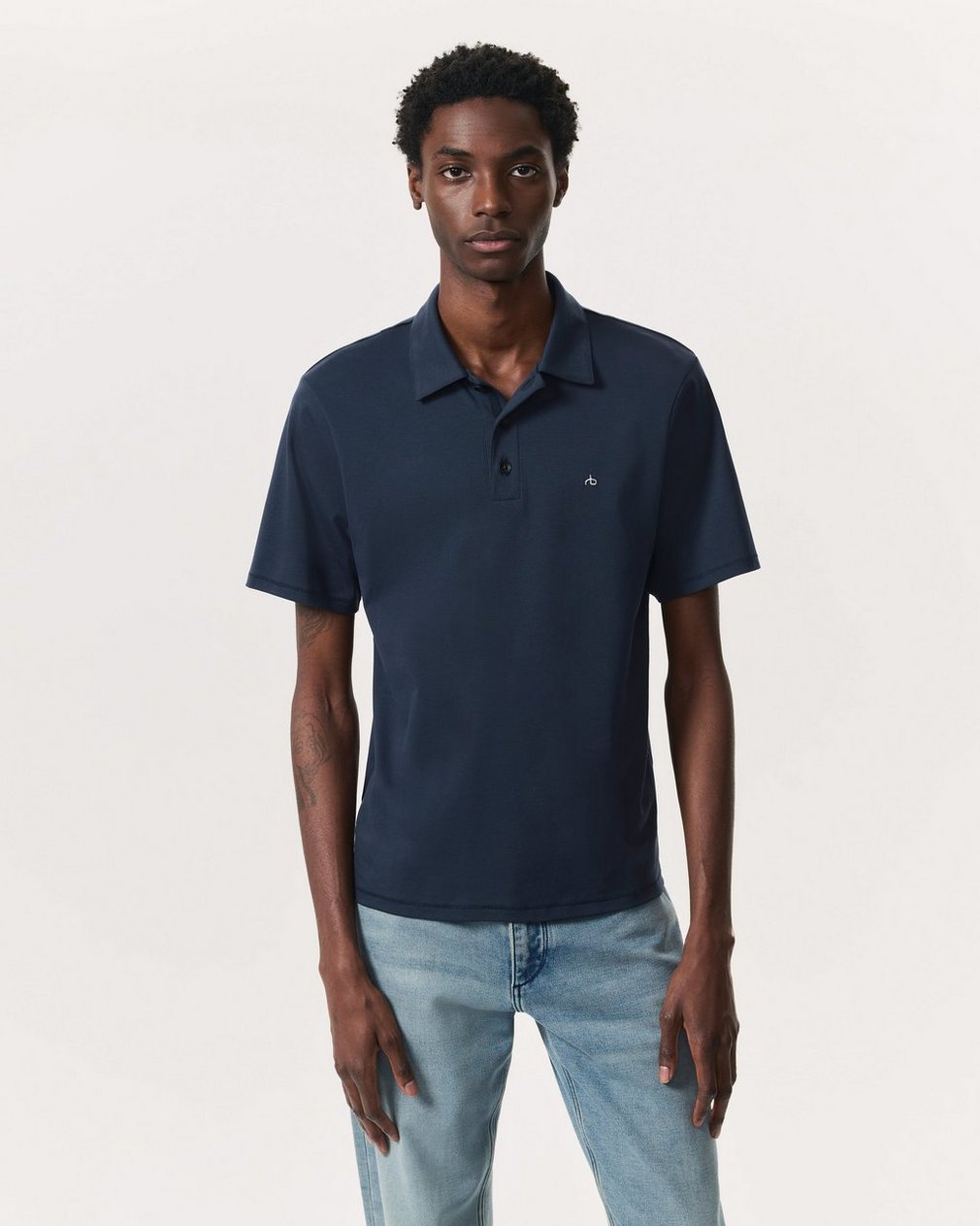 Pima Cotton Polo Shirt - Salute - Image 2