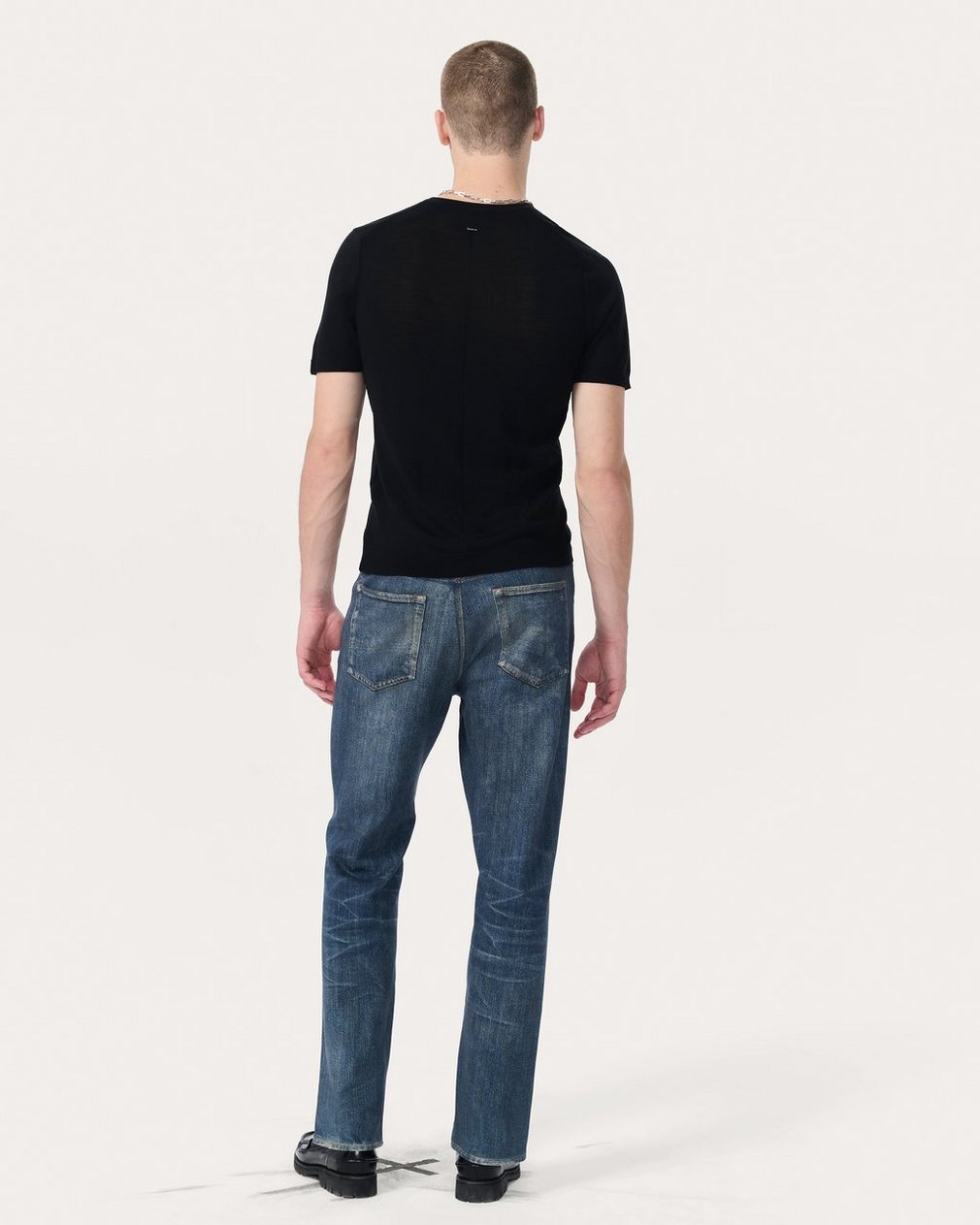 Aulton Sweater Tee - Black - Image 6