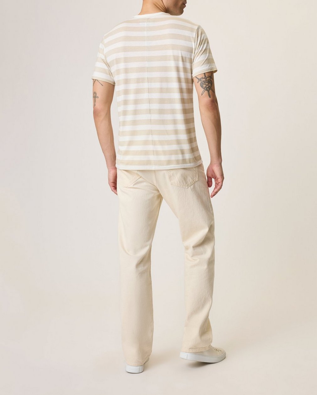 Jersey Short-Sleeve Tee - Stork Stripe - Image 2