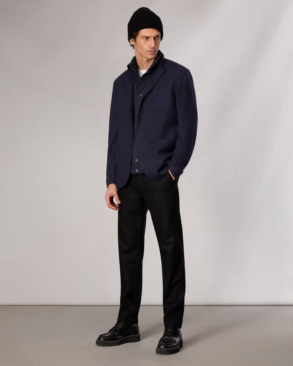 Achilles Knit Blazer - Dark Sapphire - Image 7
