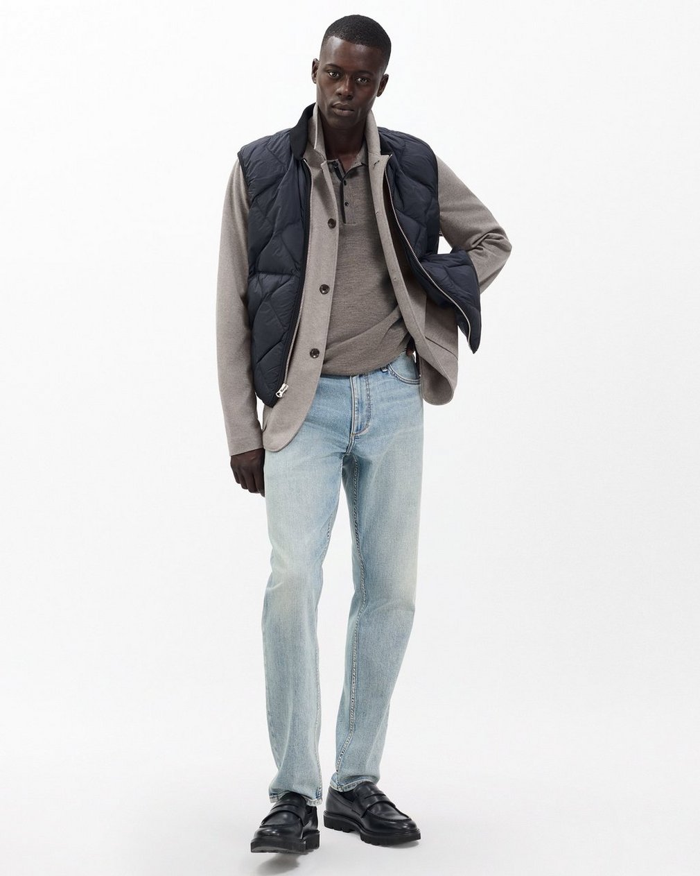 Prospect Knit Blazer - Mink - Image 3