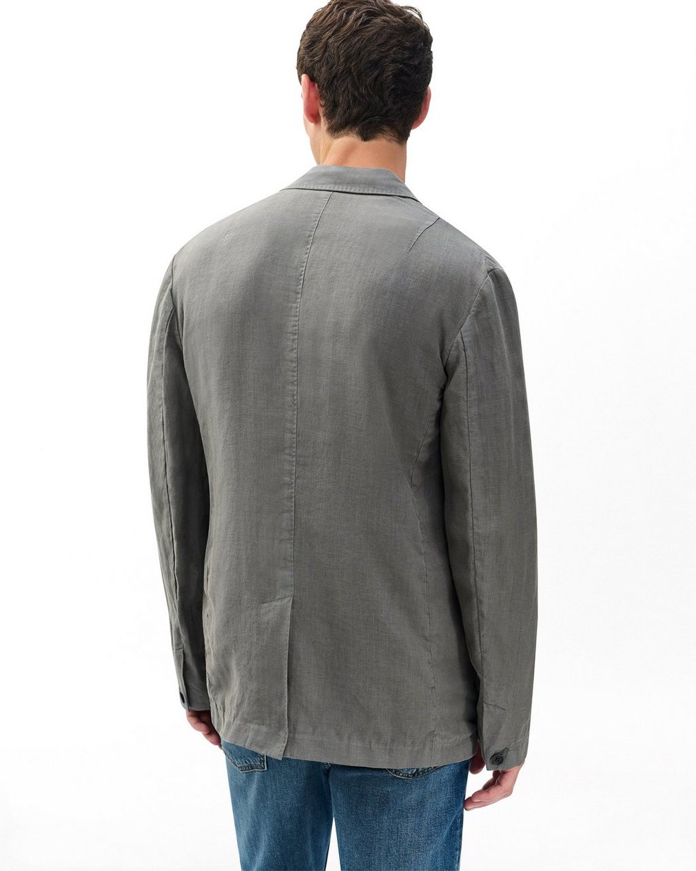 Butler Linen Blazer - Pavement - Image 6