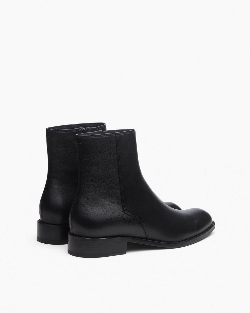 Angelo Leather Ankle Boots - Black - Image 4