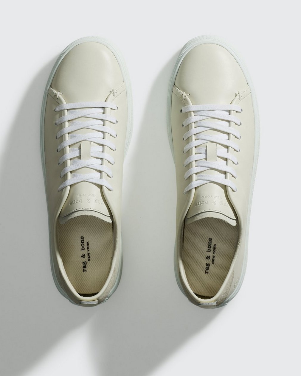 Perry Leather Sneaker - Off Wht - Image 4