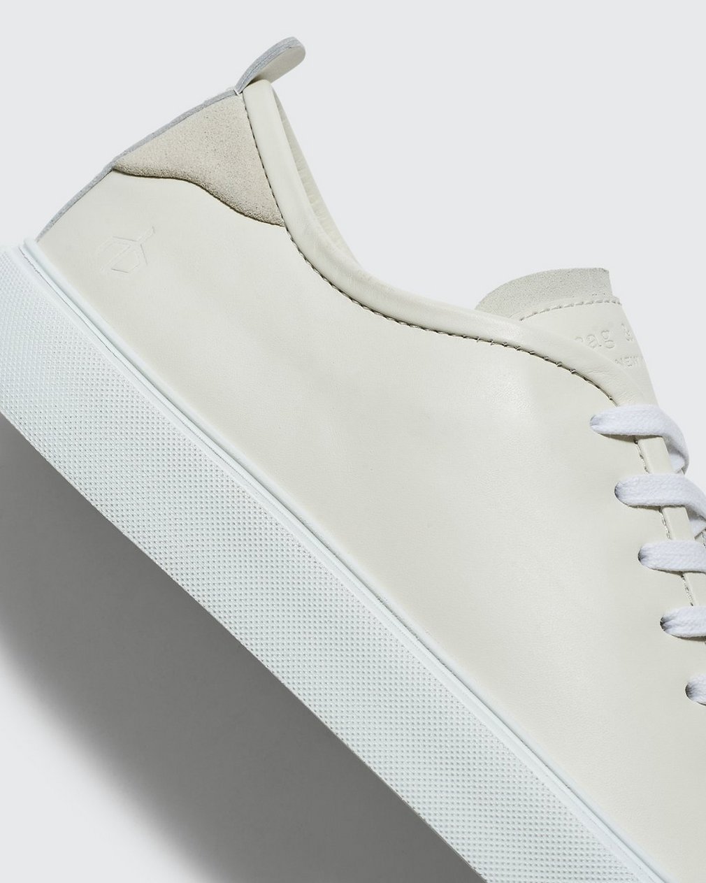 Perry Leather Sneaker - Off Wht - Image 5