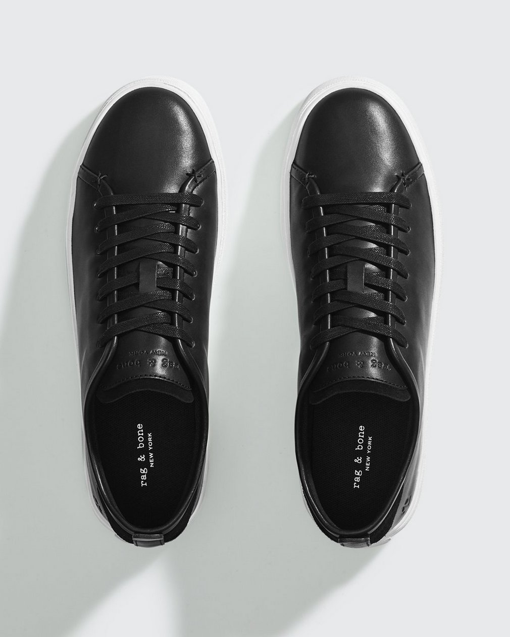 Perry Leather Sneaker - Black - Image 5
