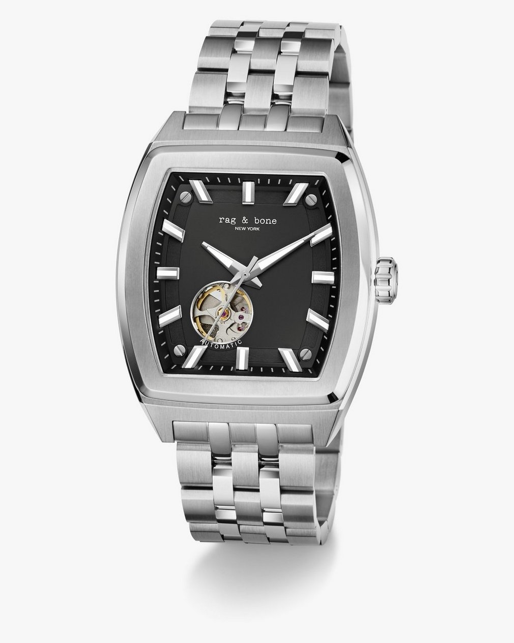 Mercer Automatic Bracelet Watch, 41mm - Silver - Image 3
