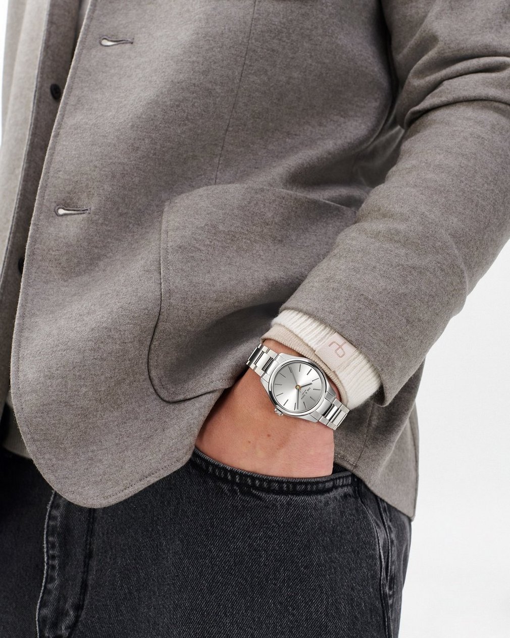 Dean Bracelet Watch, 38mm - Silver - Image 2