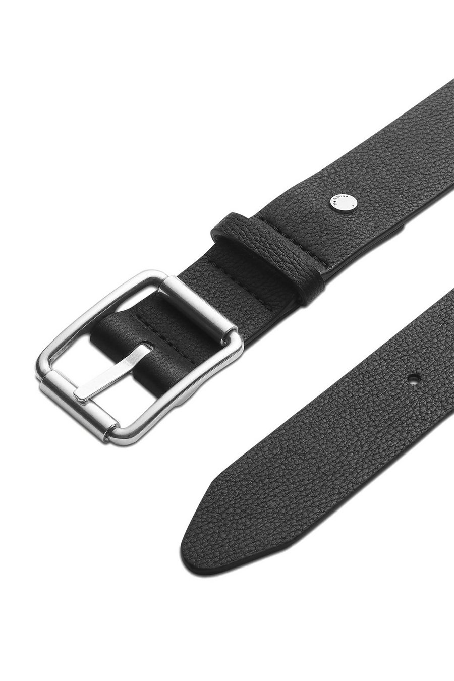 Evan Leather Belt - Black - Image 3