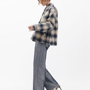 Logan Wide-Leg Jeans Indigo Lurex