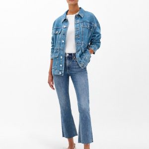 Peyton Ankle Bootcut Jeans Woodstock