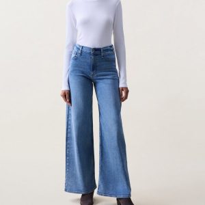 Serena Wide-Leg Jeans Monterosso