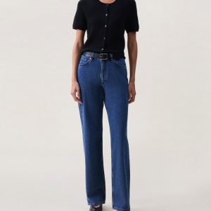 Shannon Relaxed Straight Jeans Newnan