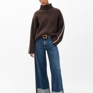 Sofie Cuffed Wide-Leg Jeans Lee