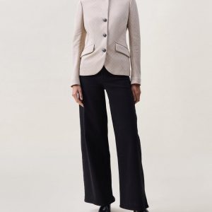 Sadie Jacquard Blazer Dusty Clay Multi