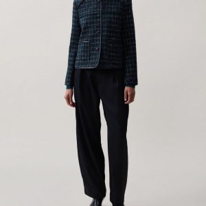 Mira Tweed Jacket Black M