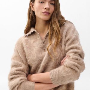 Jada Brushed Cashmere Sweater Mink