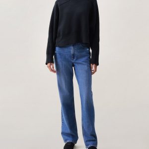 Lysa Cropped Sweater Black