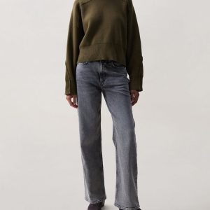 Lysa Cropped Sweater Olive