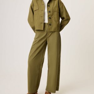 Ramona Shirt Jacket Army Green / Green