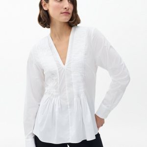 Asher Cotton Top White