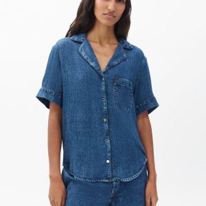 Miramar Short-Sleeve Lounge Shirt York