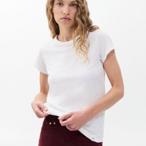 WoMen??s Slub T Shirt