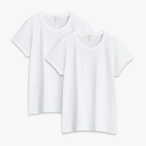 Two-Pack Slub T Shirt Bright White
