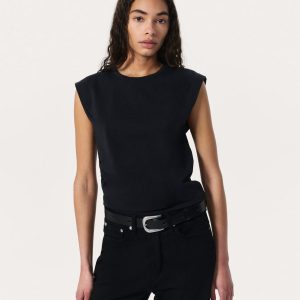 Mica Sleeveless Top Black