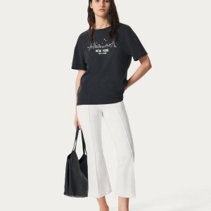Irina Kick Flare Pants White