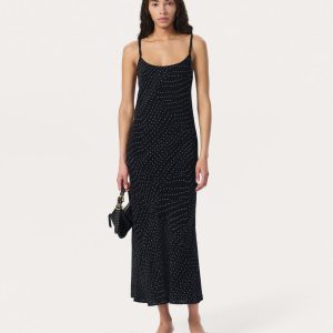 Alessia Printed Slip Dress Black Print