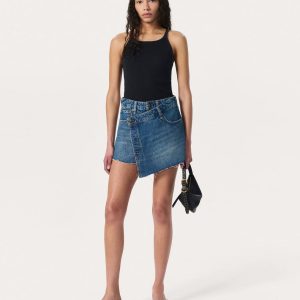 Belina Denim Mini Skort Amity