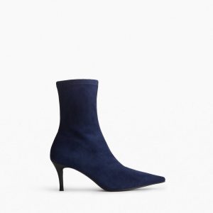Mercer Suede Ankle Boots Navy Suede