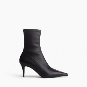 Mercer Leather Ankle Boots Black