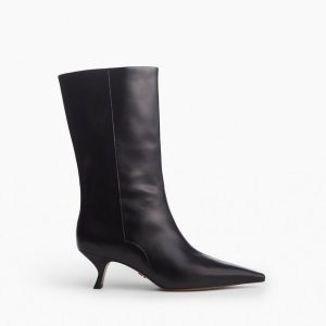 Mott Leather Boots Black