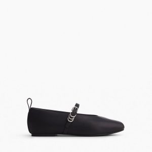 Spire Leather Mary Janes Black