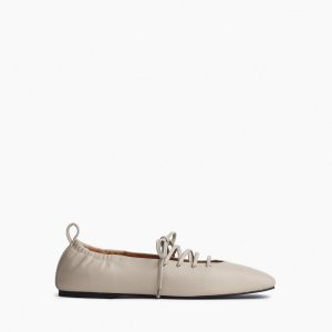 Sophia Leather Ballet Flats Cloud