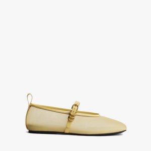 Spire Mesh Mary Janes Honey