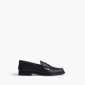 Carter Leather Loafers Black