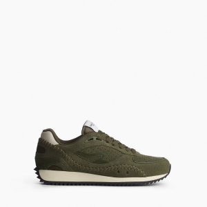 rb Drift Runner Sneakers Olive Suede