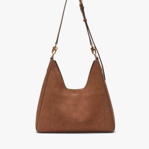 Parker Suede Hobo Golden Brown