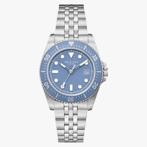 Rowan Date Bracelet Watch, 38mm Silver