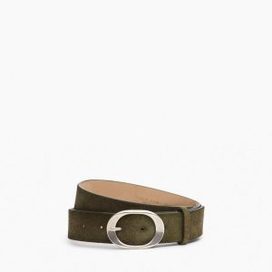 Vera Suede Belt Olive Suede