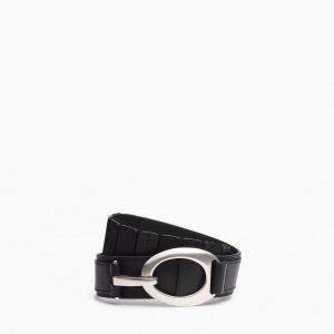 Ryder Stretch Leather Belt Black