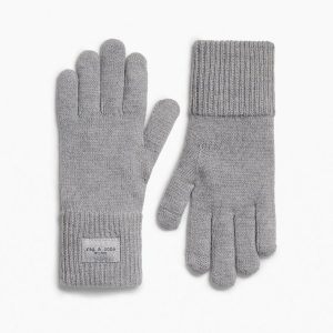 Blake Metallic Gloves Silver