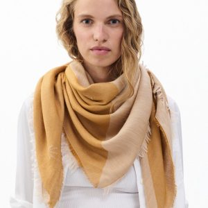 Geo Dagger Scarf Dijon