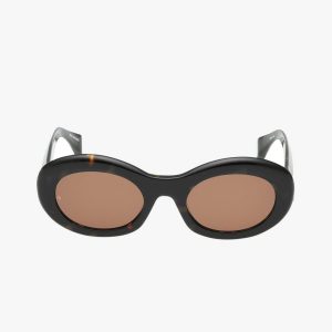 Miley Oval Sunglasses Tort Brown
