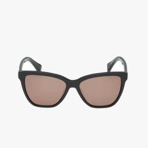 Kate Square Sunglasses Black Brown