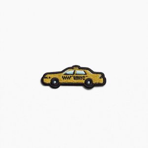 rb Embroidered Patch Yellow Taxi Cab