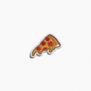 rb Embroidered Patch Rb Melting Pizza